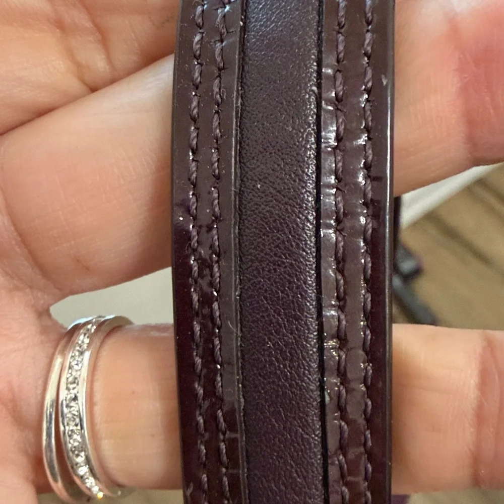 Coach Plum Jacquard Hobo Bag with Gold Hardware - Picture 4 of 16